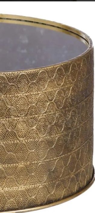 Măsuță cafea ceai Ixia Spania metal și oglindă