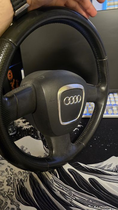 Оригинален кожен волан за Audi A3 8P (2003-2012)