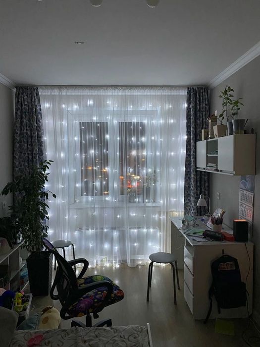 Новая Гирлянда Водопад 3/2 Холодный белый