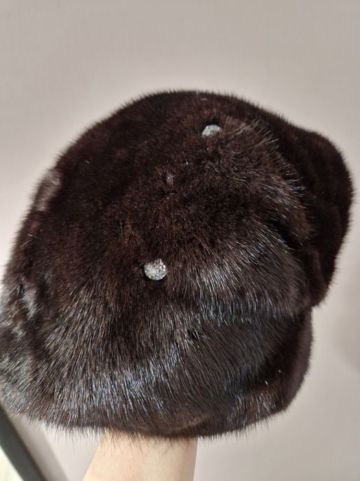 Норковая шуба + шапка