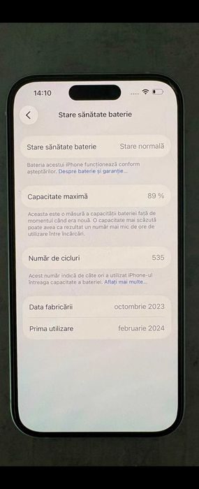 OCAZIE_ Vand IPHONE 15, ca nou _blue!