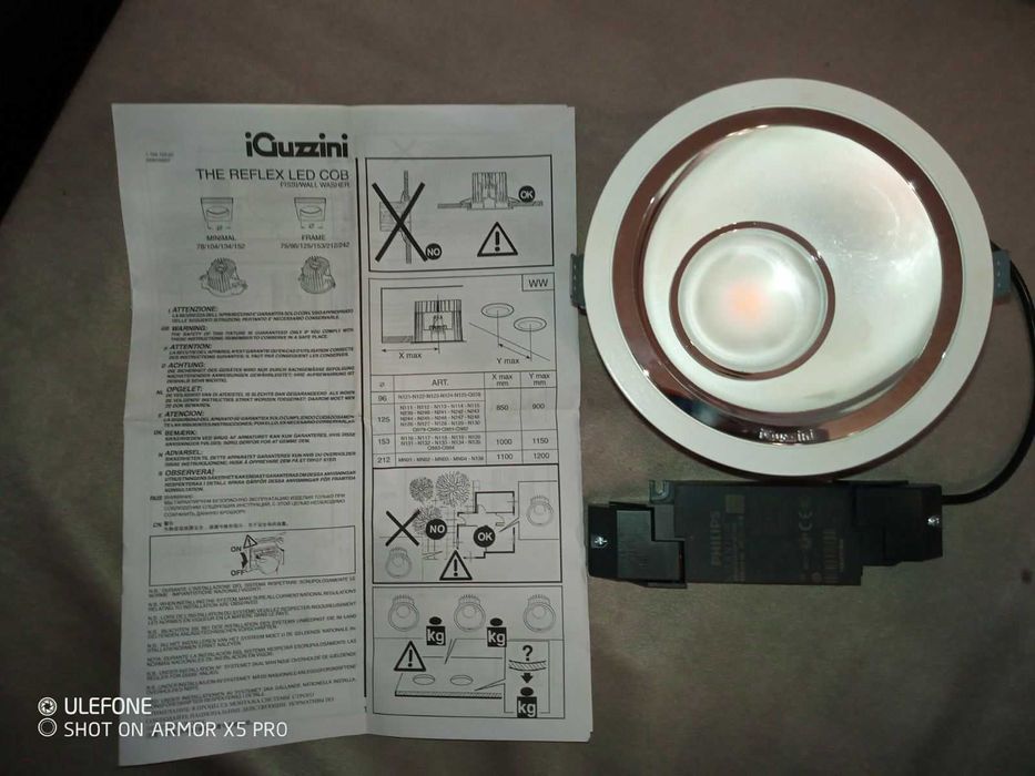 Лед лампи за вграждане.