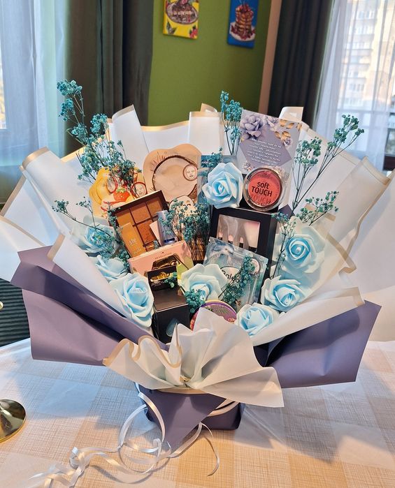 Букет с пълна козметика