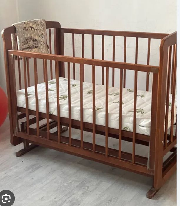 Манеж детский темно-орех