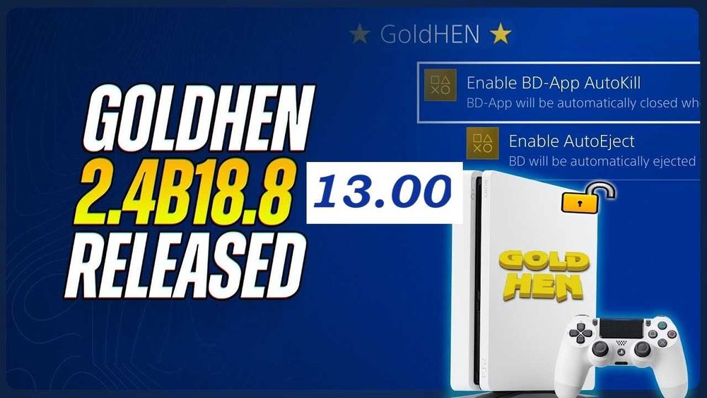 Disc Modare PS4 Jailbreak (Lapse v1.2 AIO/ GoldHEN_AUTO-LOADER_Deluxe)