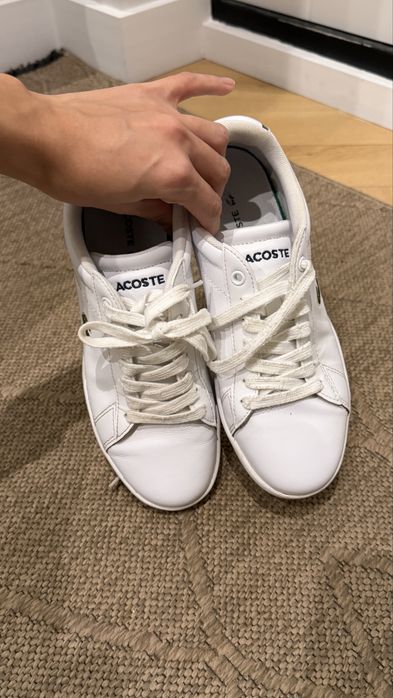 Кожаные кеды Lacoste