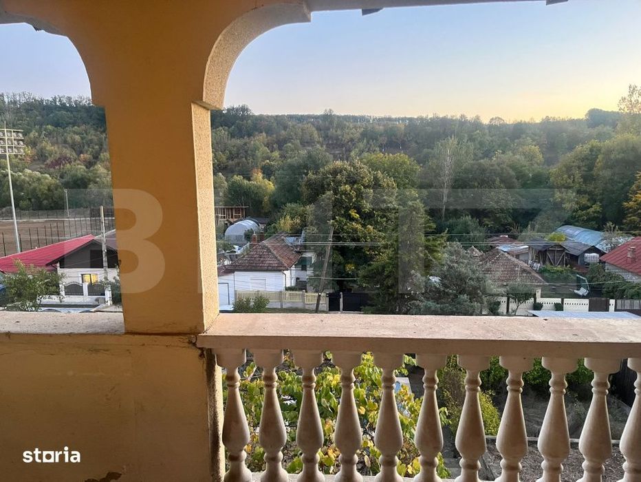 Casa cu piscina P+M, 1.368 mp teren,  Leamna de Sus