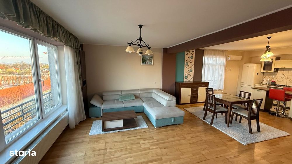2cam, et.5, panoramă, balcon , parcare libera, /doar pentru SC
