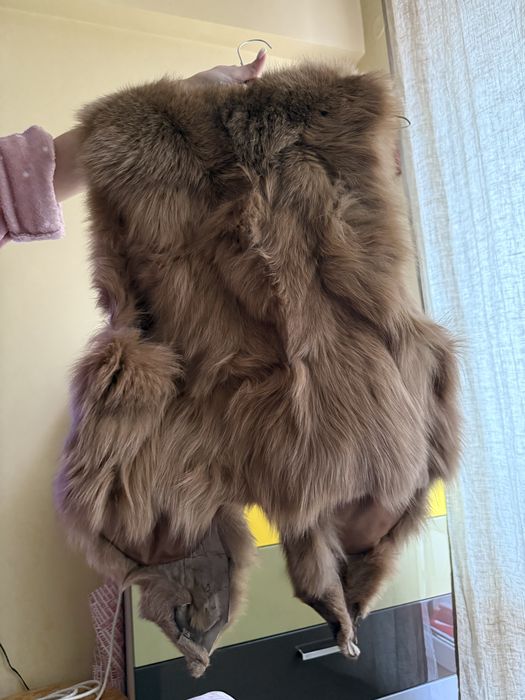 Елек от естествена лисица