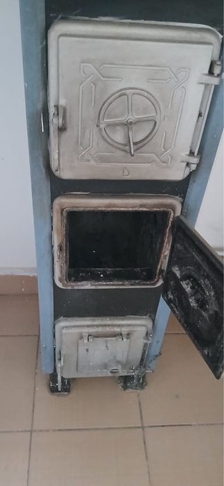 Centrala pe lemne 24kw + boiler + vas expansiune