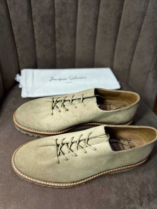 Jacques Soloviere мужские замшевые дерби