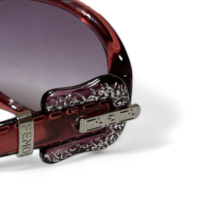 Дамски очила Fendi Buckle Wine Sunglasses