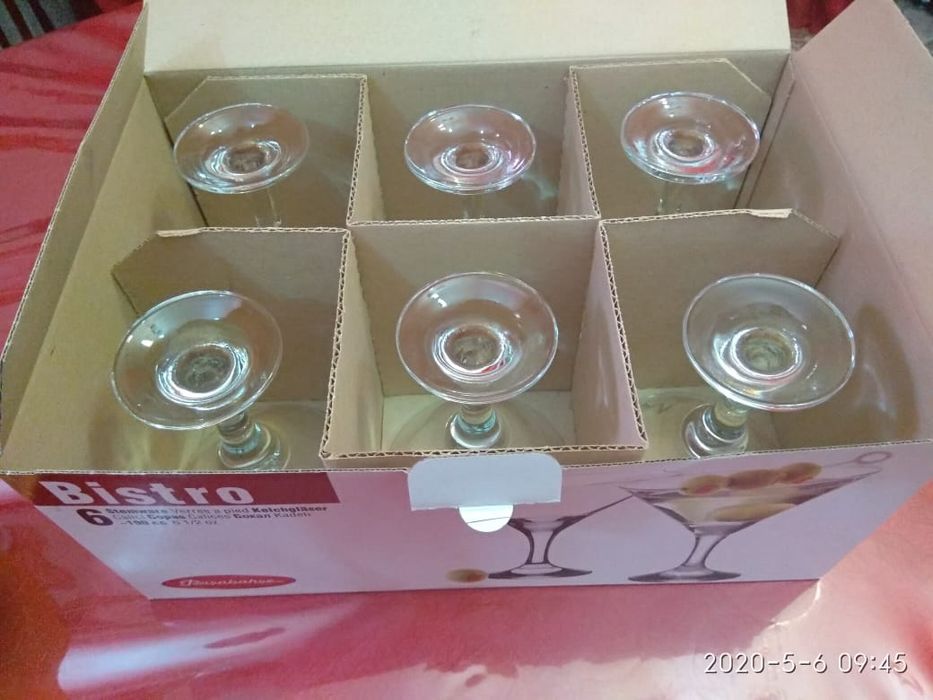 Фужеры мартинки новые