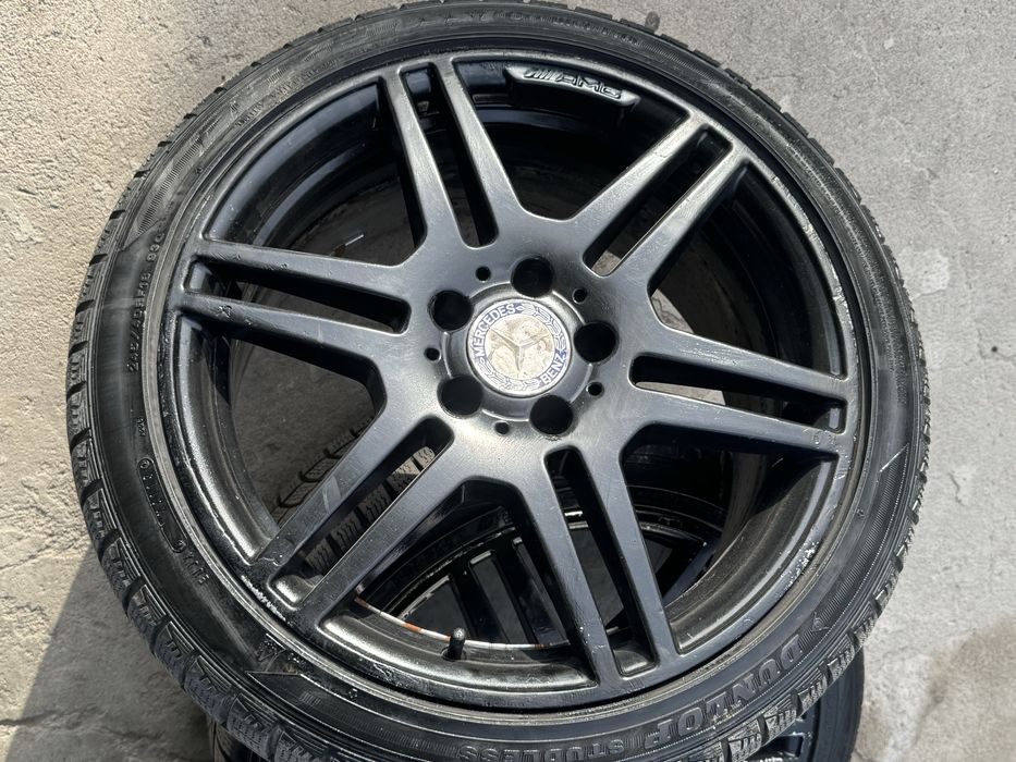 Диски с резиной w212  мерседес 5х112