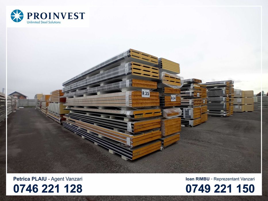 Panouri sandwich – Calitate a II-a, Pașcani! Prețuri de producător !