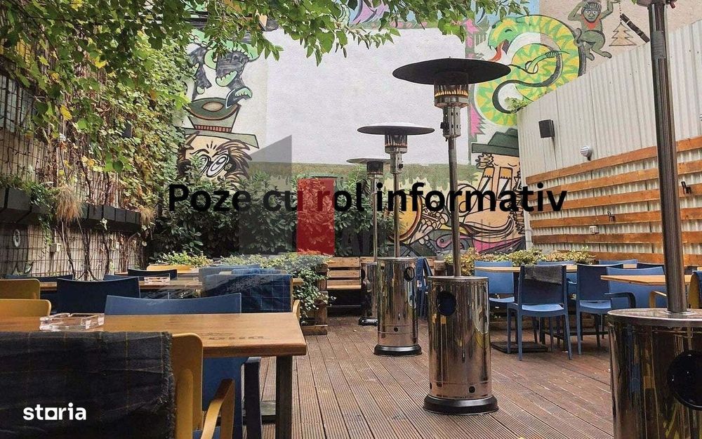 Spatiu comercial de inchiriat cu terasa zona Bucurestii Noi