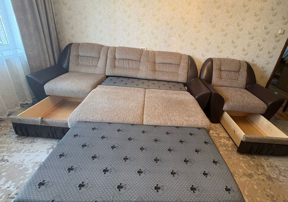 Продам диван и кресло