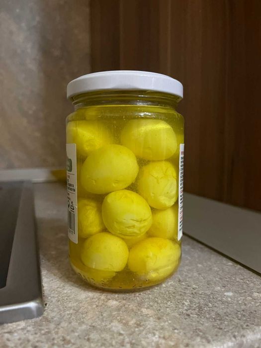 Мариновани пъдпъдъчи яйца с куркума