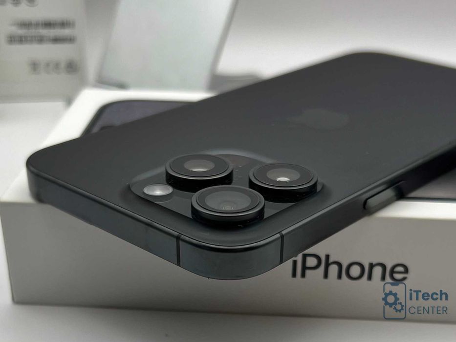 iPhone 15 Pro MAX, 256GB, Black Titanium, КАТО НОВ, 1г. ГАРАНЦИЯ!