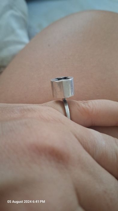 Inel argint designer