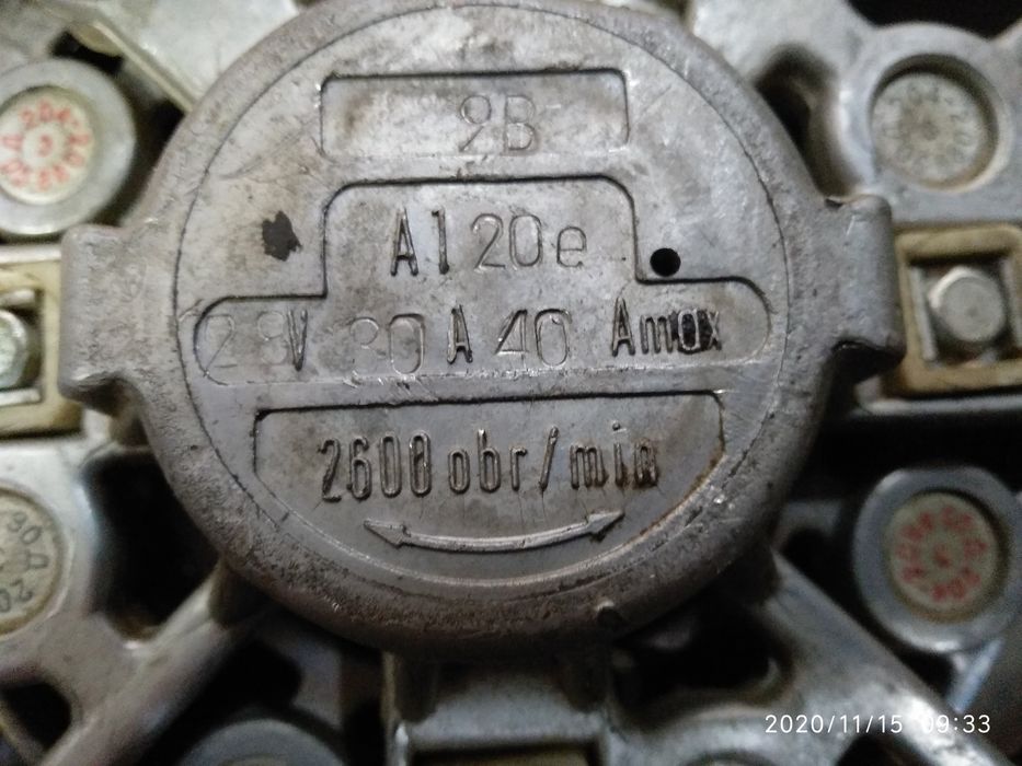 Генератор на погрузчик Столова Вола