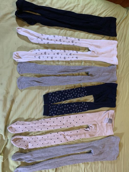 Детски рокли 4-5; 5-6,панталони, чорапогащи, потници, клинове, блузи