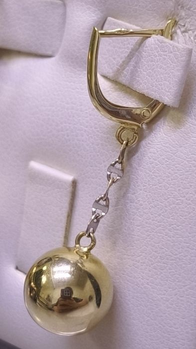 Серьги из жёлтого золота