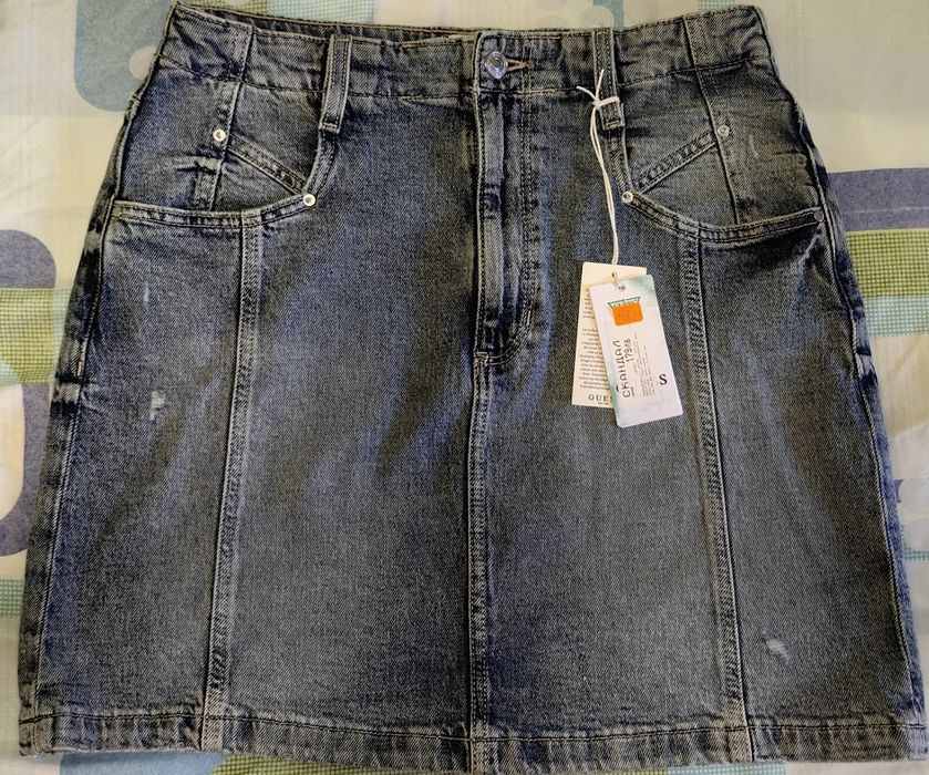 Пола GUESS къса дънкова