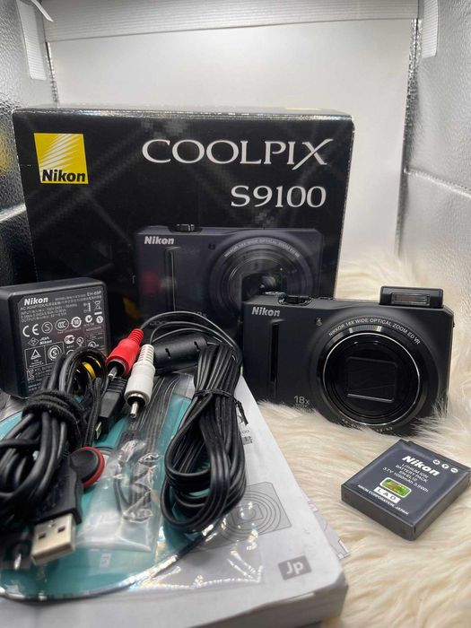 Новый фотоаппарат Nikon CoolPix S9100 Доставка бесплатная Капсула врем