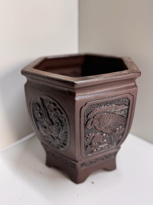 Горшки кирамика с потдоном