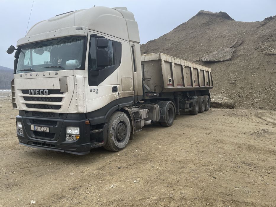 Iveco stralis benă și prelată