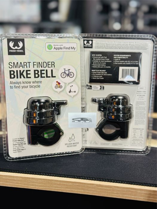 Smart finder airtag ios si android bike bell