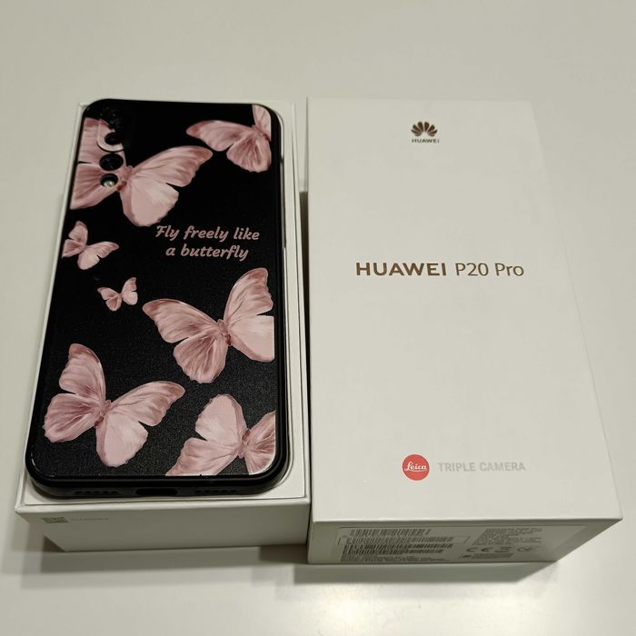 Huawei P20 Pro + калъф и кутия