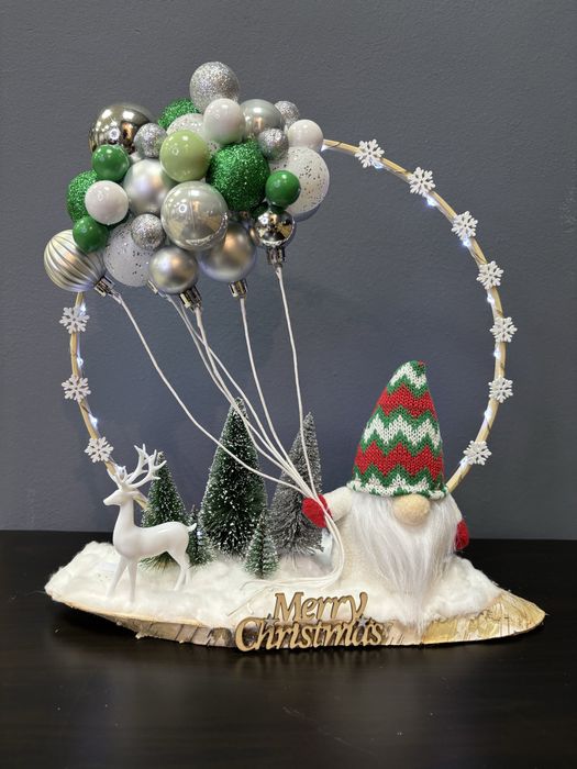 Светещ Коледен декор! Подходяща за подарък! Ръчна изработка !