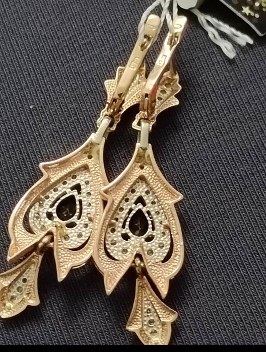 Золотые серьги "Принцесса " 500000тг