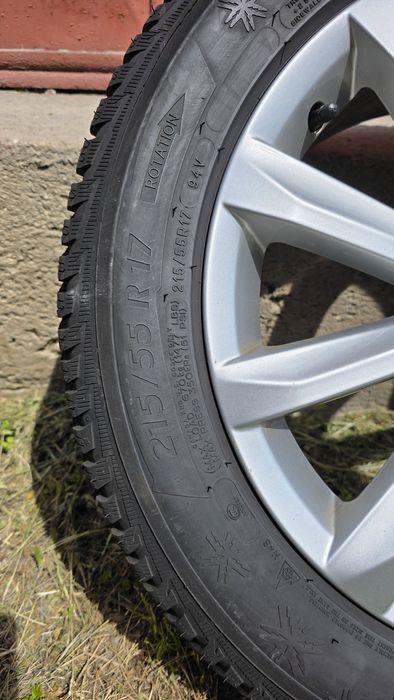 Vand 4 roti, jante, 215 55 R17 , 5x112 Volkswagen
