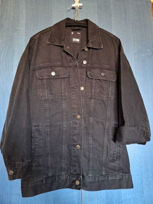 Geacă denim neagră damă mărimea M – Denim Collection