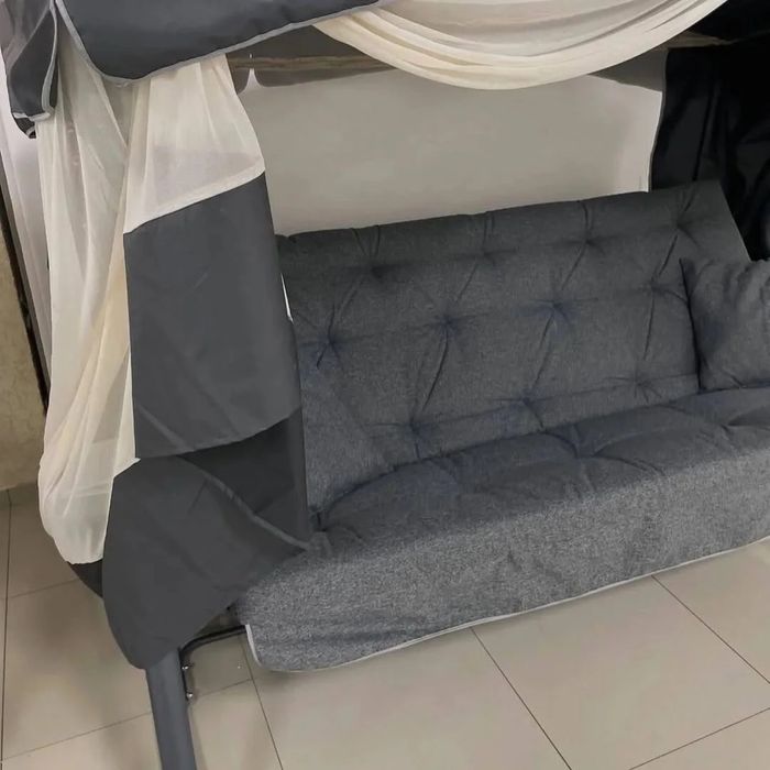 Садовые качели с москитной сеткой