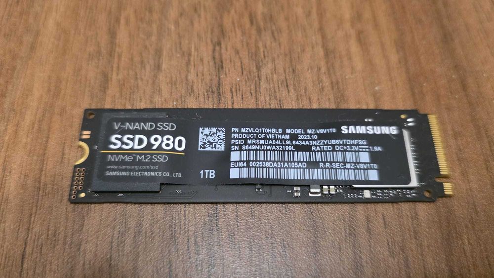 SSD 980 Samsung 1Tb - NVMe M.2