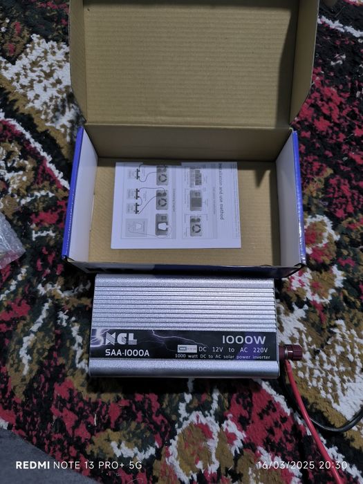 Invertor 12 220 qilib beradi