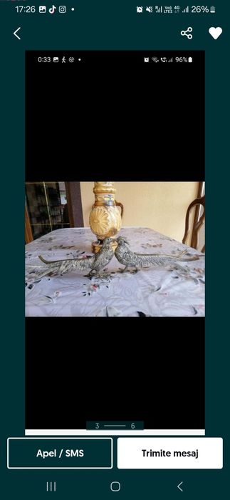 Fazani arginti din metal