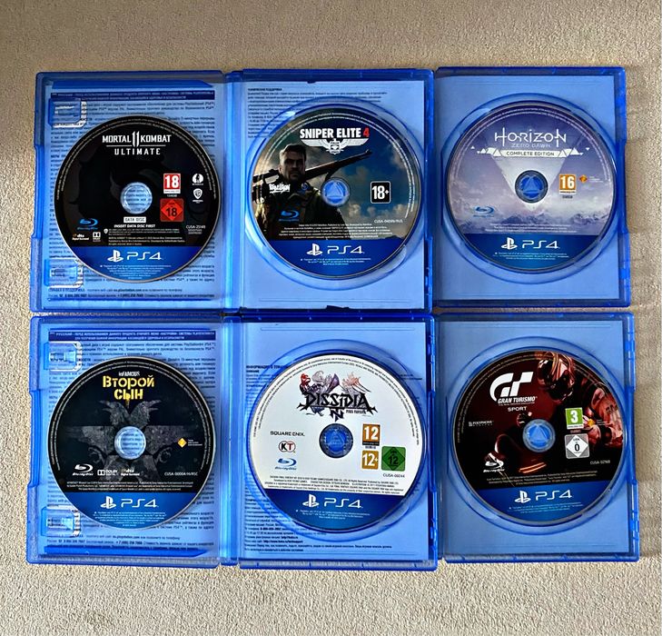 Playstation 4 игры в дисках