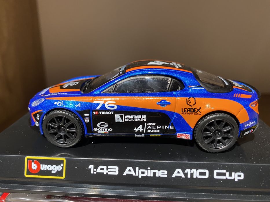Bburago RENAULT ALPINE A110 cup  machetă auto scara 1:43