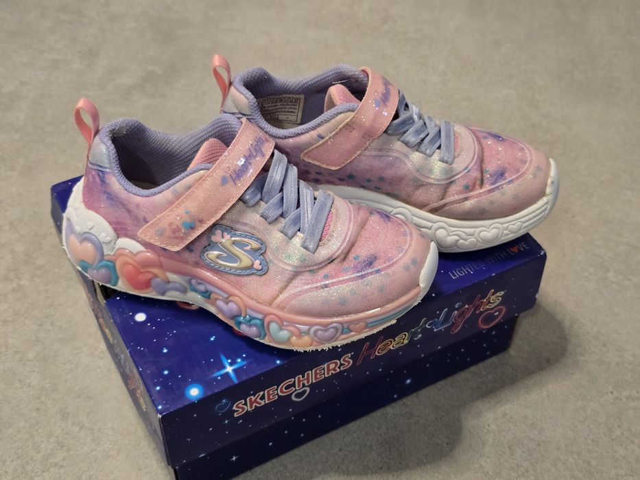 светещи маратонки за Момиче, р-р  28  Skechers S-Lights