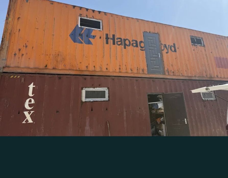 кантейнер сотилади йоток учун тайор жой килинган