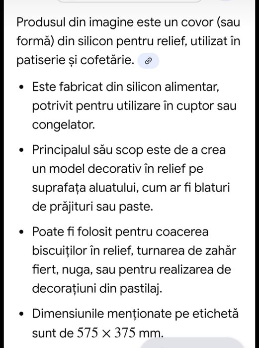Silicon cu model pentru torturi