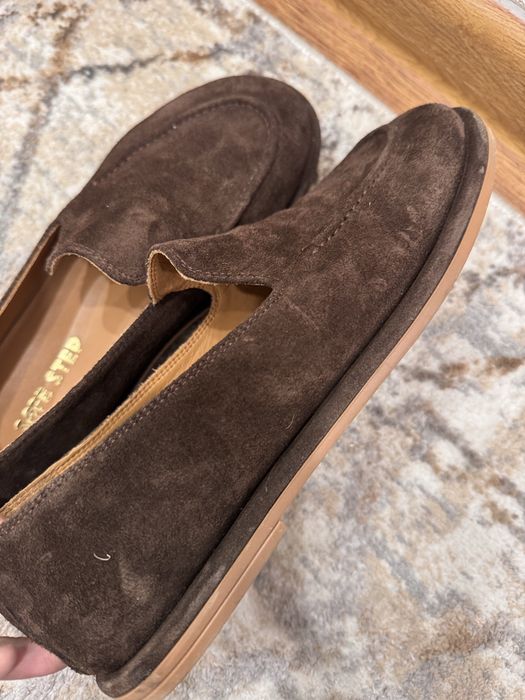 Балетки замшевые