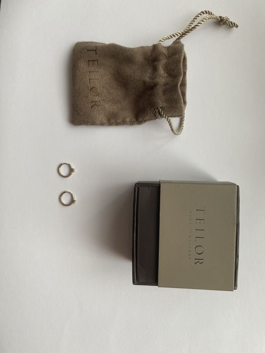 Cercei aur alb pentru fetite cu acte