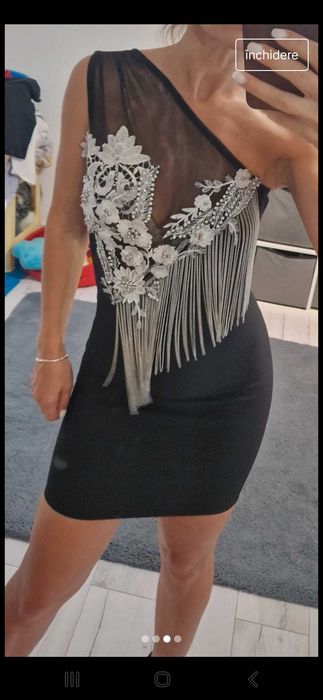 Rochie neagra Bby, xs