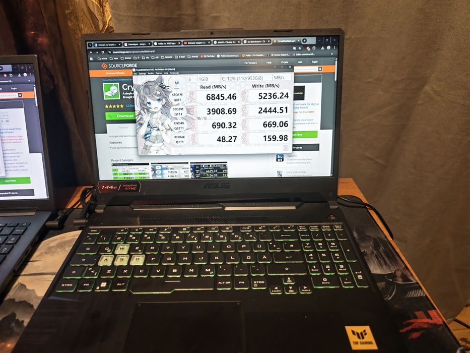 Asus tuf fx 506 i7 RTX f15